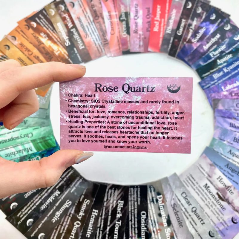 Gemstone Healing Card Deck 1st Edition, Learn Crystals Gemstones