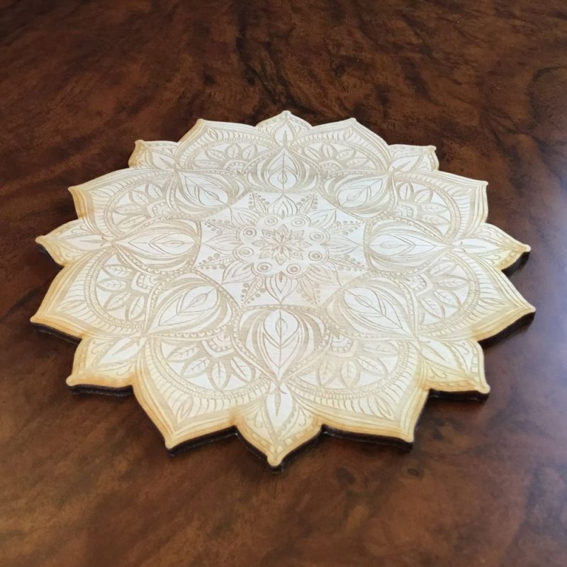 Mandala 16-point Crystal Grid Board