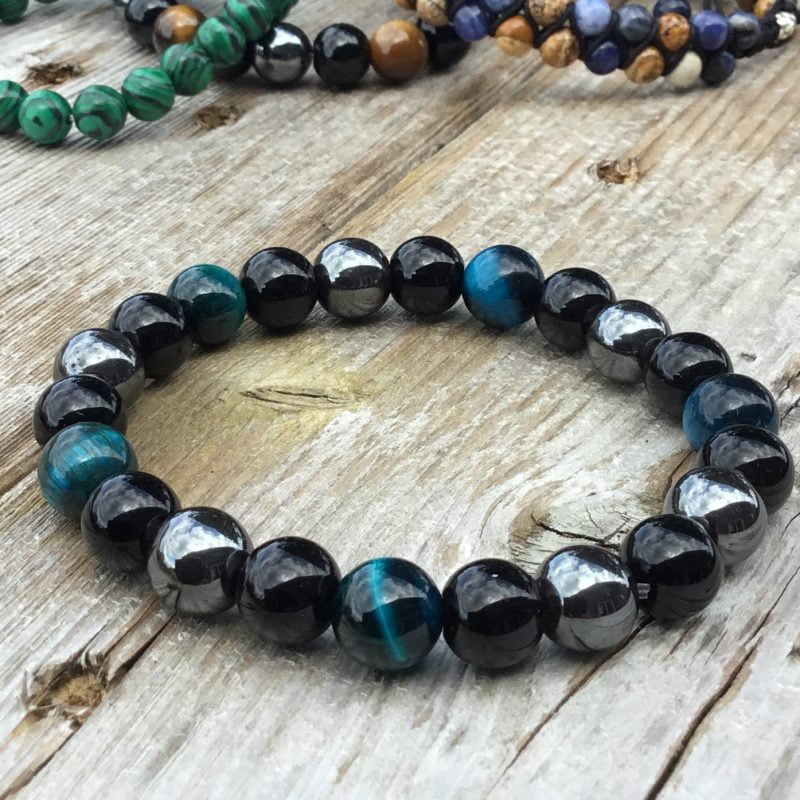 Tiger Eye Blue, Protection Energy Bracelet