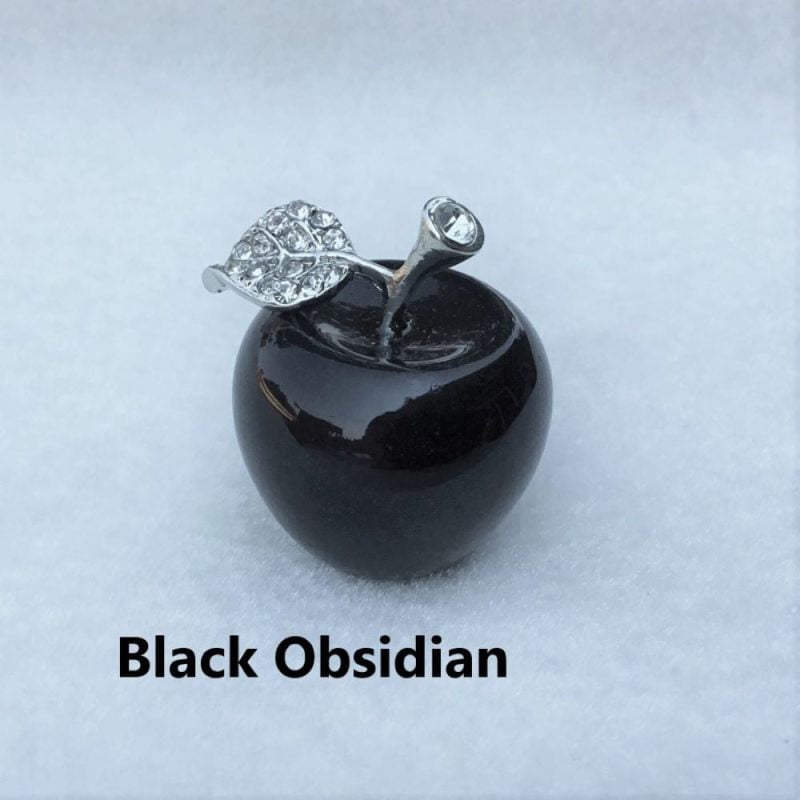 Black Obsidian Apple Gemstone